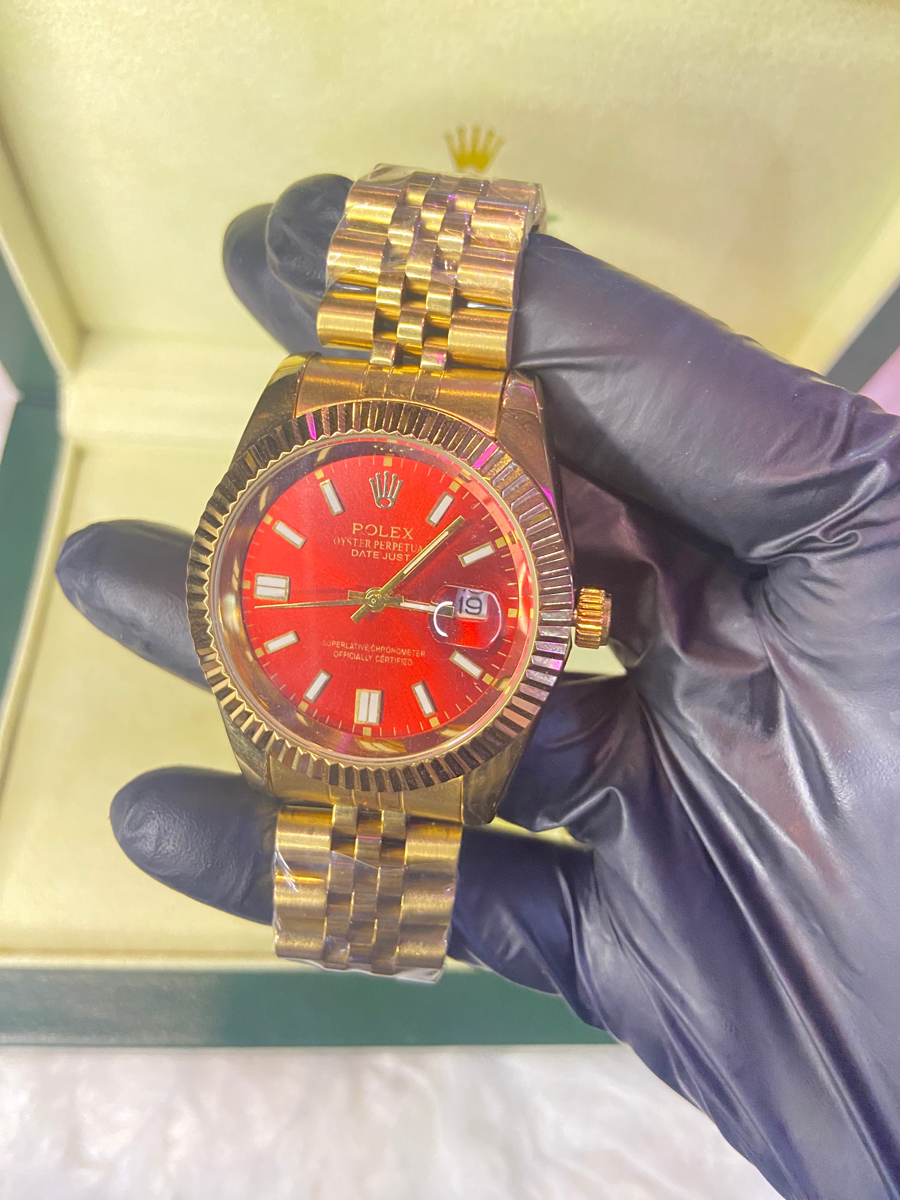 Rolex Datejust (Oyster Perpetual Datejust) – Red Dial Edition