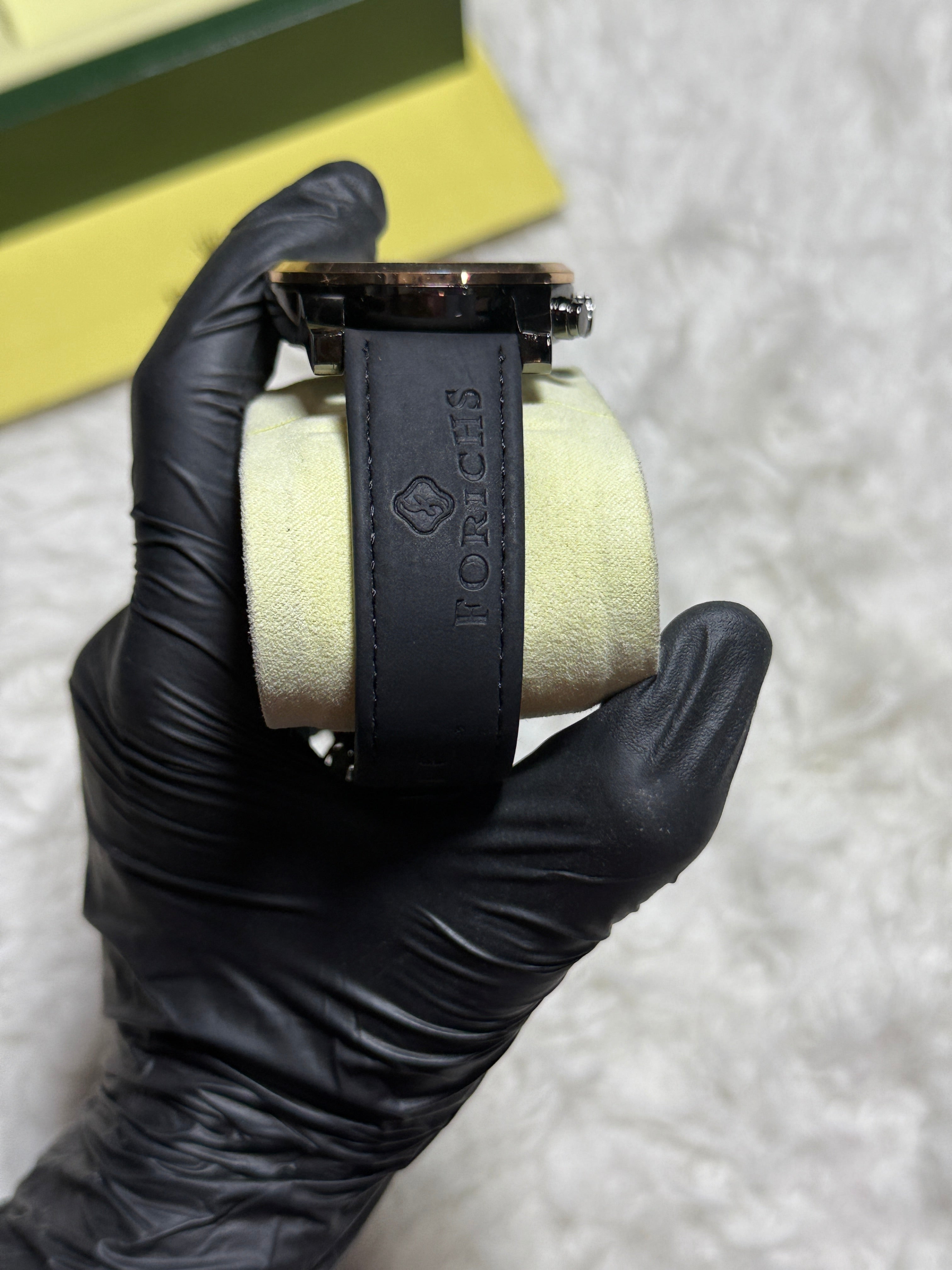 CHAXIGO FR4523G Men’s Blue Leather Strap Analog Fashion Watch