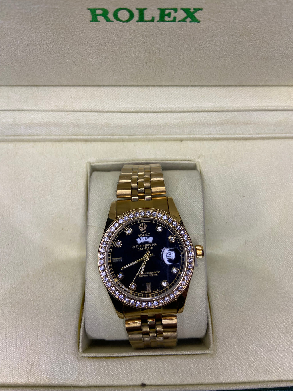 Rolex Oyster Perpetual Day-Date – Two Tone black Dial Edition