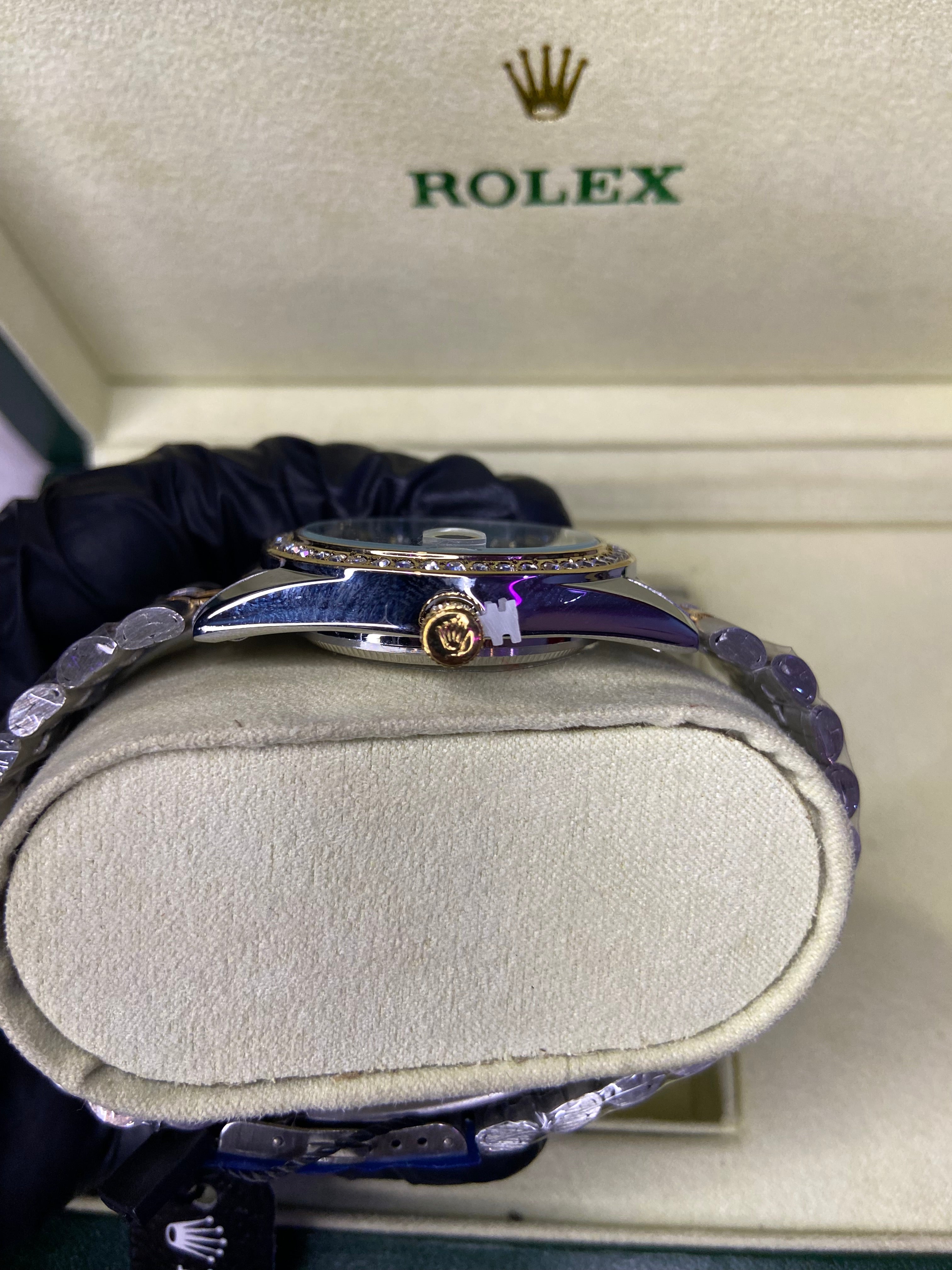 Rolex Oyster Perpetual Day-Date – Two Tone Silver Dial Edition