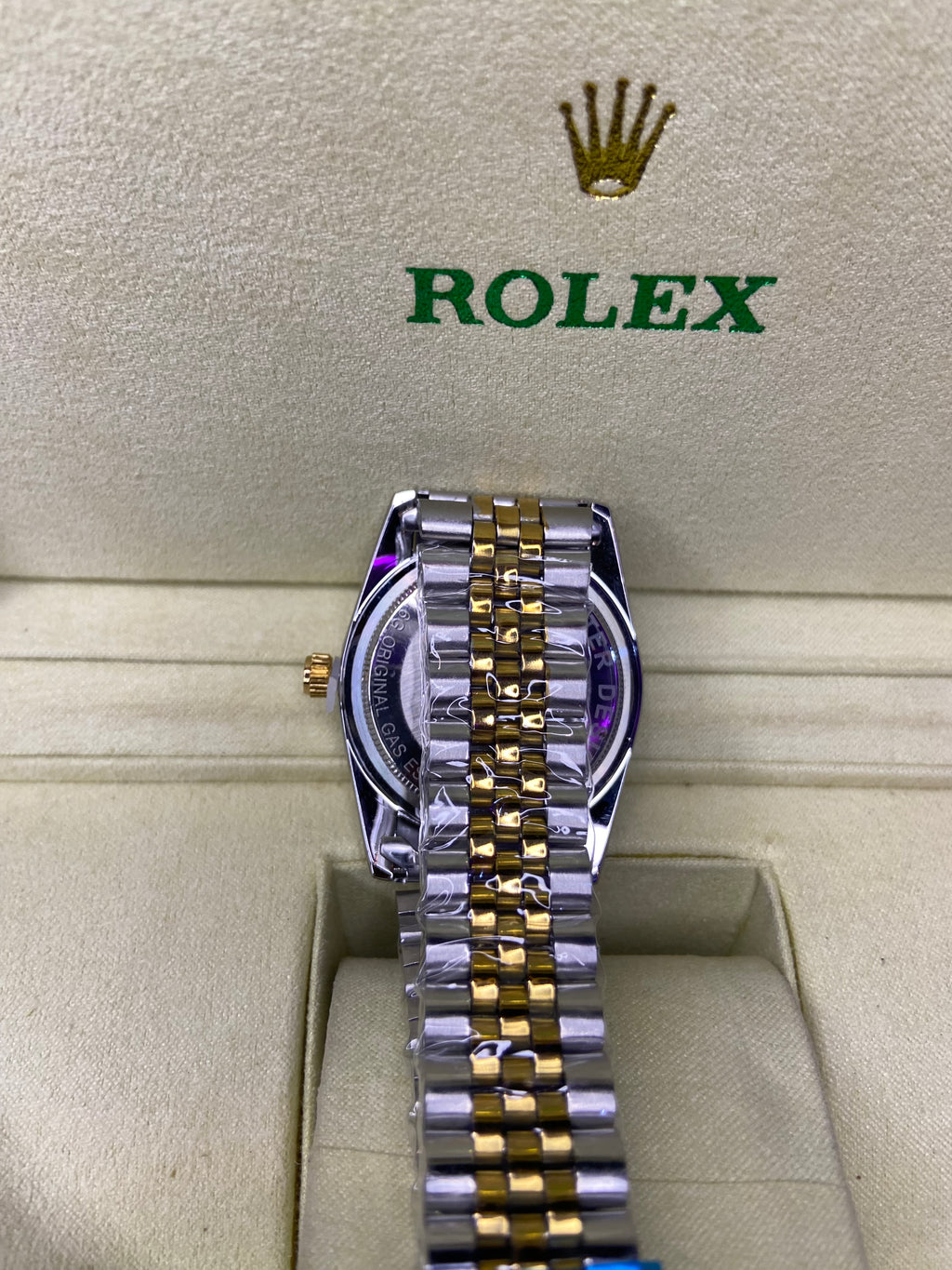 Rolex Oyster Perpetual Day-Date – Two Tone Silver Dial Edition
