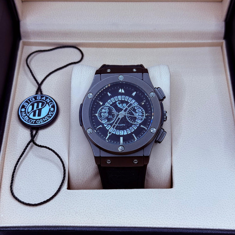 Hublot Black Scelton With Black Dial